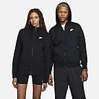 Nike Black Sportswear Club Full Zip Hoodie